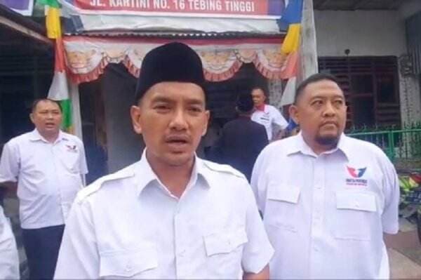 Resmi Daftar ke Partai Perindo, Ketua PDIP Kota Tebing Tinggi Maju Pilkada 2024