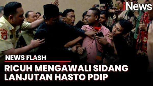 Detik-detik Sidang Hasto Ricuh, Simpatisan Usir 'Penyusup' Provokatif | News Flash