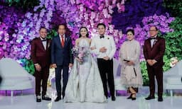 Rizky Febian dan Mahalini Terharu Pernikahannya Dihadiri Presiden Jokowi