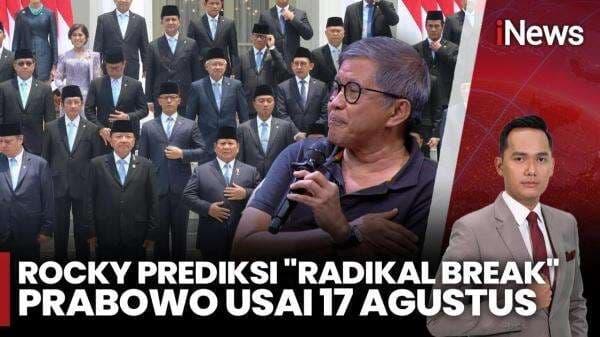 Rocky Gerung Yakin Ada Reshuffle Kabinet Usai 17 Agustus 2025
