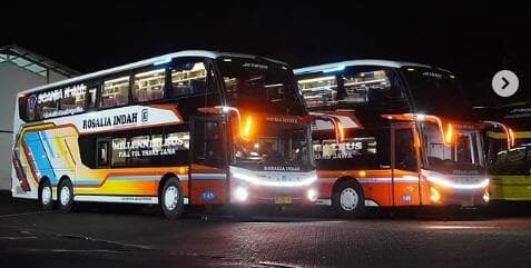 Jelang Mudik Lebaran, PO Rosalia Indah Luncurkan 2 Bus Tingkat Baru