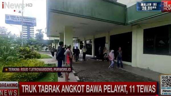 Korban Kecelakaan Maut di Purworejo Dievakuasi di RSUD Tjokronegoro dan Tjitrowardojo