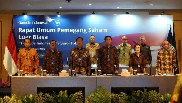 RUPSLB Garuda Indonesia Rombak Jajaran Direksi dan Komisaris, Ini Susunan Terbarunya