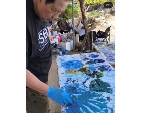 SBY Melukis Bareng Pelukis Jerman, Netizen: Pensiunan Presiden Tuh Begini