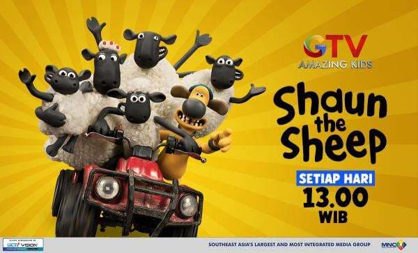 Aksi Kocak Shaun The Sheep Bikin Ketawa Tiap Hari, Tonton di GTV