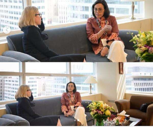 Sri Mulyani Ngobrol soal Tarif Trump dengan Bos Bank Dunia