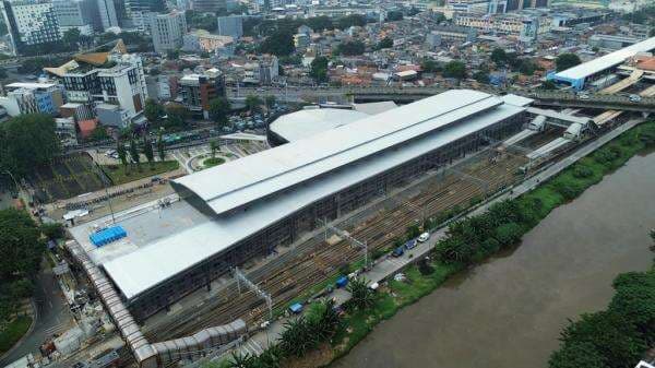 Proyek Pengembangan Stasiun Tanah Abang Capai Progres 98,99 Persen