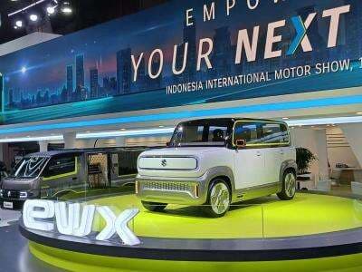 Intip Kehebatan Mobil Listrik Suzuki eWX dan e VITARA di IIMS 2025!