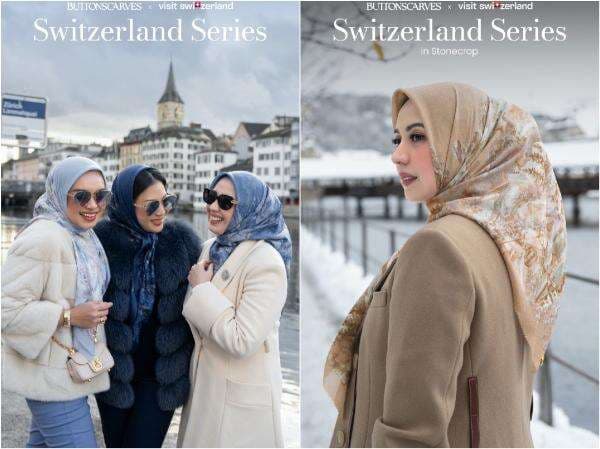 Koleksi Busana Karya Desainer Tanah Air Ini Terinspirasi Keindahan Alam Swiss