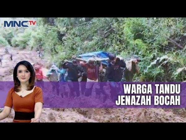 Jalan Rusak, Warga Luwu Utara Tandu Jenazah Bocah 7 Tahun Sejauh 30 Km
