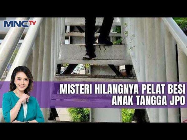 Pelat Besi Tangga Hilang, JPO di Daan Mogot Membahayakan Pejalan Kaki