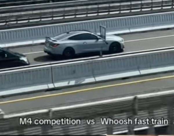 Viral BMW M4 Adu Cepat dengan Whoosh di Tol Layang MBZ, Sopir Bisa Diancam Penjara Dua Bulan