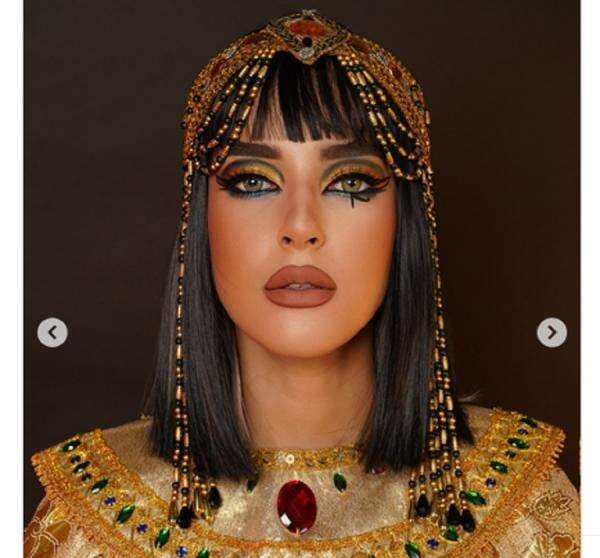4 Potret Tasya Farasya Buat Tren Make Up Cleopatra, Netizen: Rapih Banget Dandannya