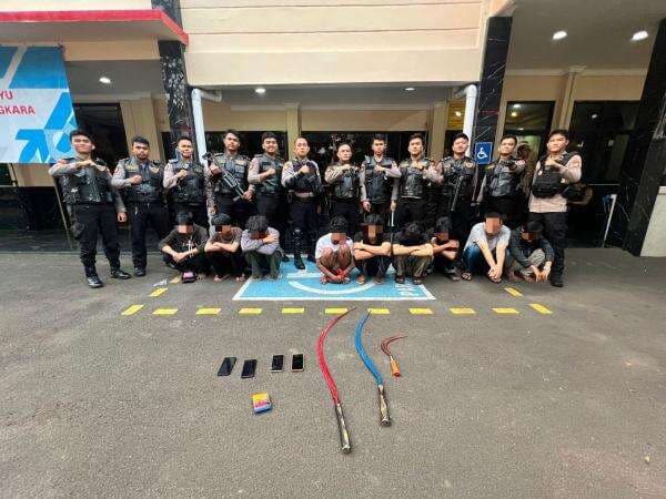 Polisi Tangkap 9 Pelaku Tawuran di Kramat Raya, Ada Pelajar hingga Juru Parkir