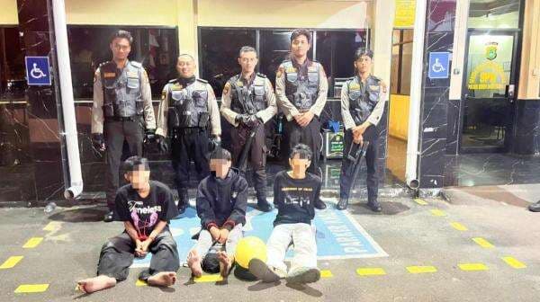 Empat Bang Jago di Kramat Sentiong Ditangkap, Polisi Sita Sebilah Celurit