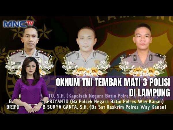 Dua Anggota TNI Diamankan, Diduga Pelaku Penembakan Tiga Polisi di Way Kanan Dua Anggota TNI Diamankan, Diduga Pelaku Penembakan Tiga Polisi di Way Kanan