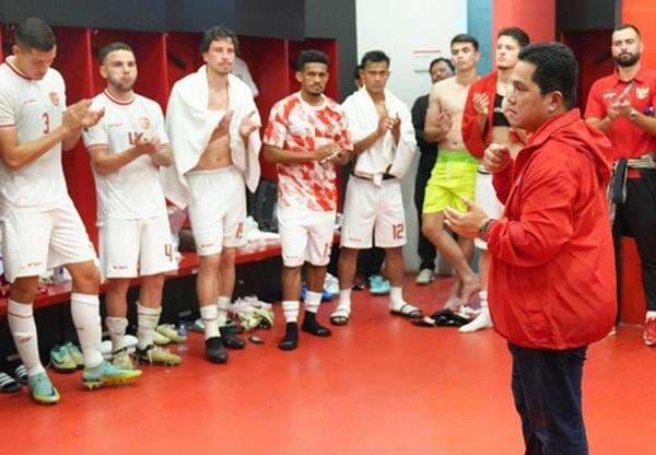 Reaksi Erick Thohir Usai Timnas Indonesia Naik Peringkat 123 di Ranking FIFA: Terus Kerja Keras Masuk 100 Besar Dunia!