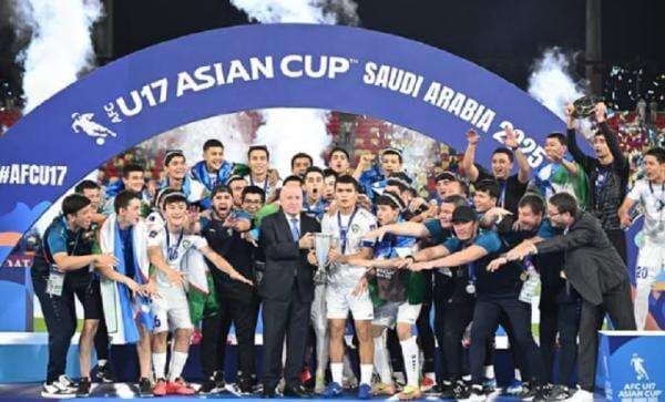 Dramatis! 9 Pemain Uzbekistan Juara Piala Asia U-17 2025 usai Hajar Arab Saudi