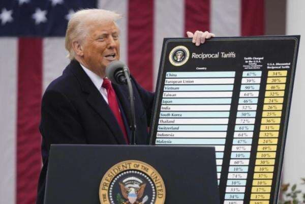 Tarif Trump Berlaku Hari Ini, India-Brasil Kena 50