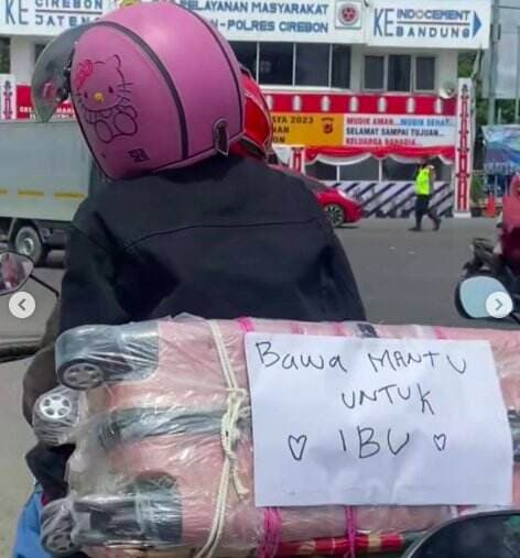 20 Tulisan dan Meme Menggelitik yang Terpasang di Motor Pemudik, Nomor 9 di Luar Dugaan
