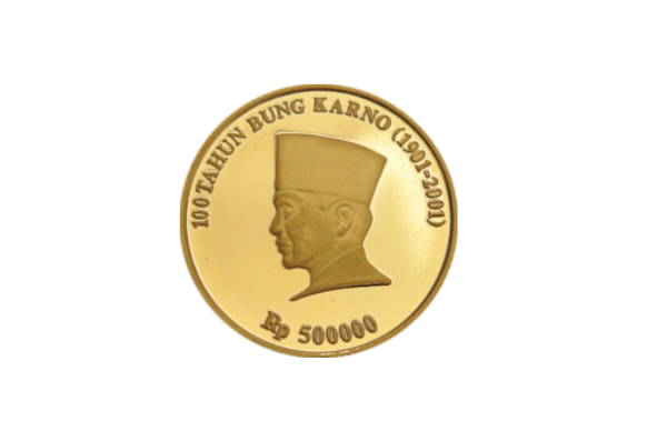 Penampakan Uang Koin Emas Soekarno-Hatta