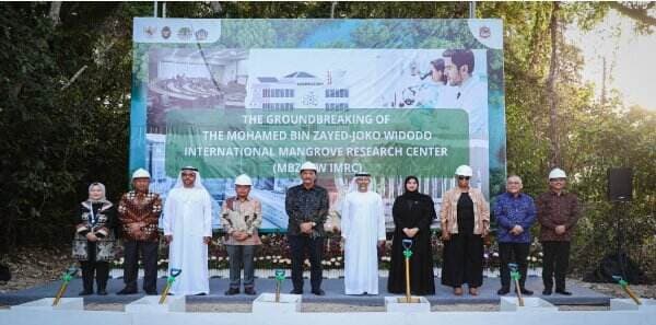 UEA Umumkan Peletakan Batu Pertama Pembangunan Pusat Penelitian Mangrove Mohamed bin Zayed-Joko Widodo di RI