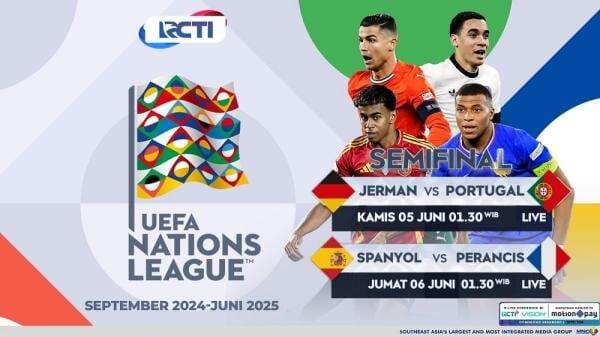 Jadwal Siaran Langsung Semifinal UEFA Nations League: Jerman Vs Portugal, Spanyol Tantang Prancis Live RCTI