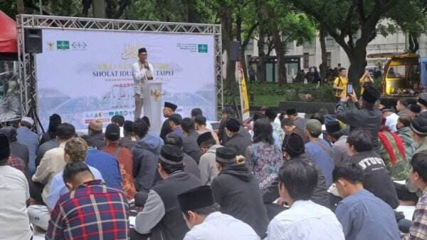 Umat Muslim Indonesia Sambut Kemenangan dengan Menghadiri Open House KDEI Taipei