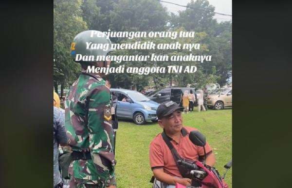 Kisah Haru, Perjuangan Orangtua Antar Anak Jadi Prajurit TNI AD