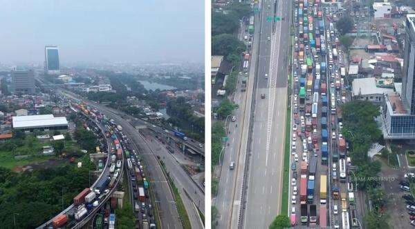 Macet Horor di Tanjung Priok Sejak Malam Hari, Pengendara Bisa Lewat Rute Ini!