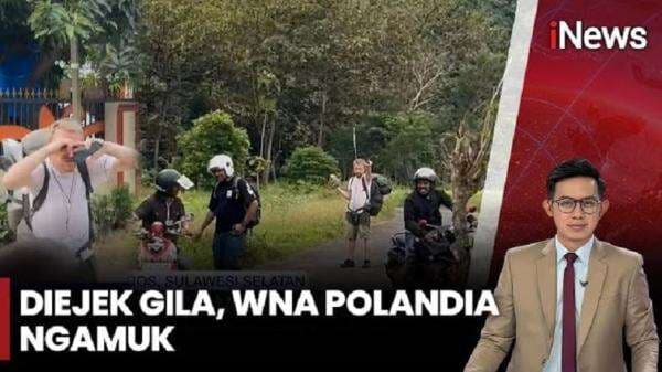 Viral Bule asal Polandia Ngamuk di Maros gegara Kesal Diikuti, Nyaris Lempar Batu ke Warga
