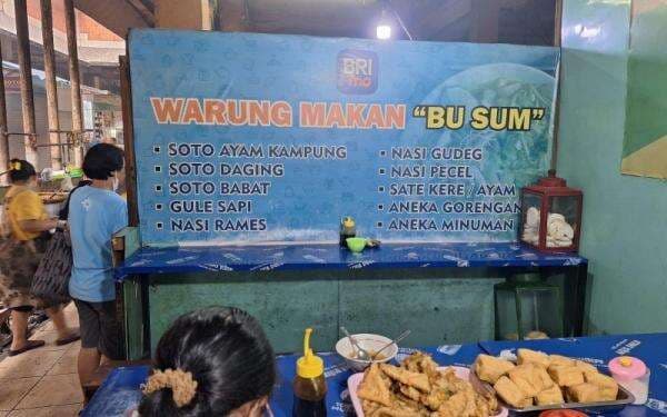 Warung Legendaris Bu Sum di Pasar Beringharjo Laris Manis Saat Libur Lebaran 