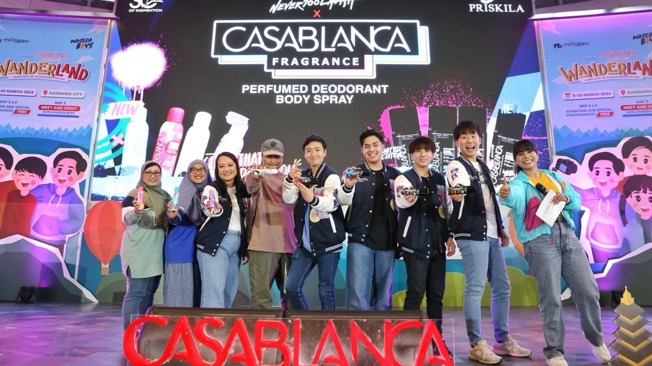 Rayakan 30 Tahun, PRISKILA dan NEVERTOOLAVISH Berkolaborasi Luncurkan Body spray Eksklusif NEVERTOOLAVISH X Casablanca Fragrance Rayakan 30 Tahun, PRISKILA dan NEVERTOOLAVISH Berkolaborasi Luncurkan Body spray Eksklusif NEVERTOOLAVISH X Casablanca Fragrance