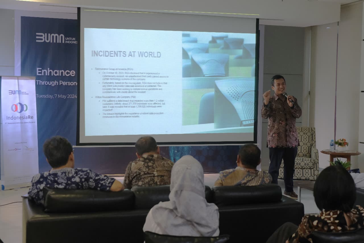 Komitmen Lindungi Data Pribadi Konsumen, Indonesia Re Gelar Training bersama Anak Perusahaan