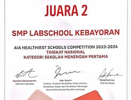SMP Labschool Kebayoran Raih Juara 2 Kompetisi AIA Healthiest Schools Tingkat Nasional