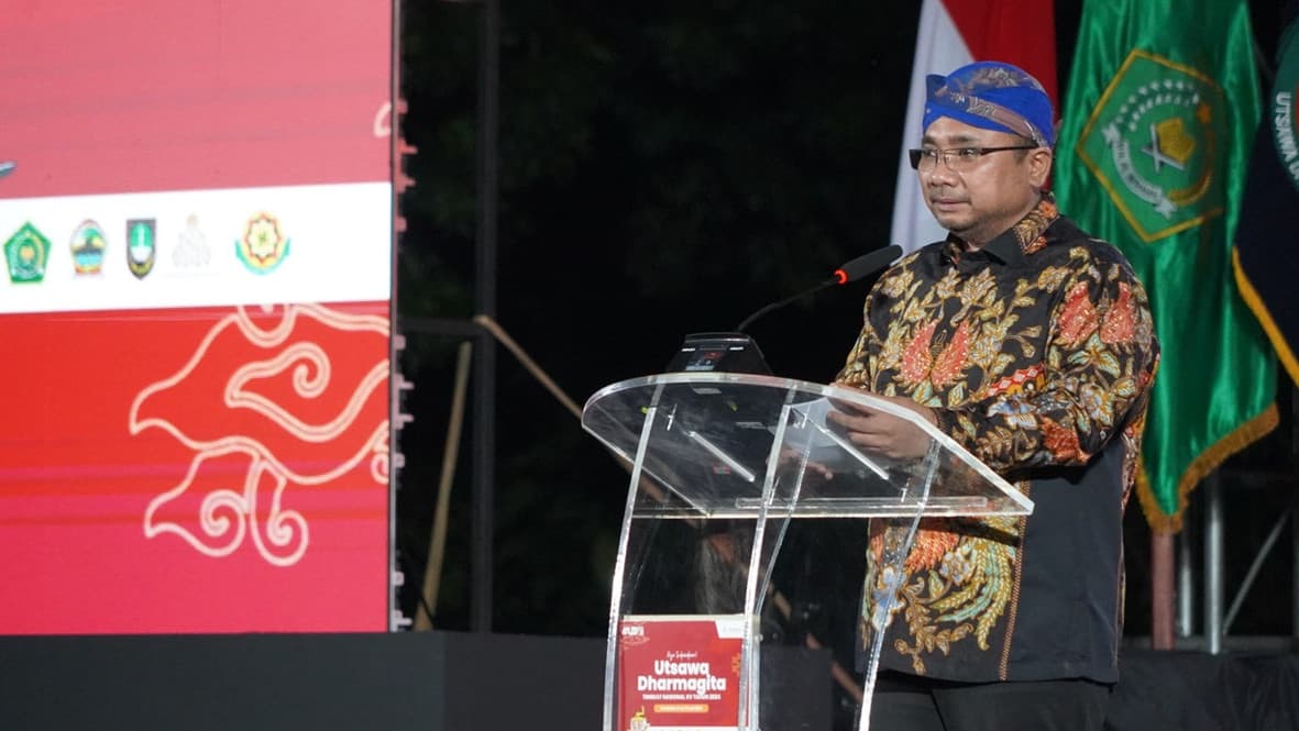 Menag Resmikan STAHN Jawa Dwipa dan Luncurkan Kitab Suci Agama Hindu Ramah Disabilitas
