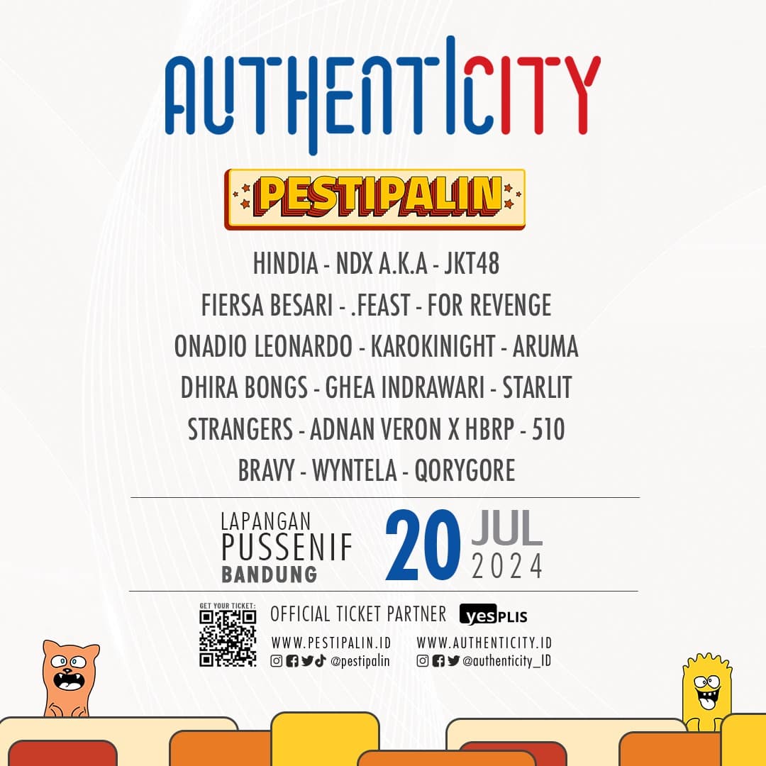 PESTIPALIN bareng Authenticity, Festival Ramah Bagi Penikmat Konser Pemula!