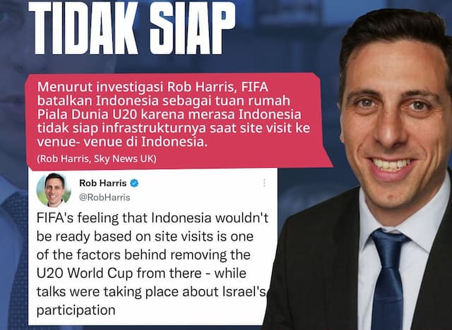 FIFA Coret Indonesia sebagai Tuan Rumah Piala Dunia U-20, Ini Bocoran Jurnalis Inggris