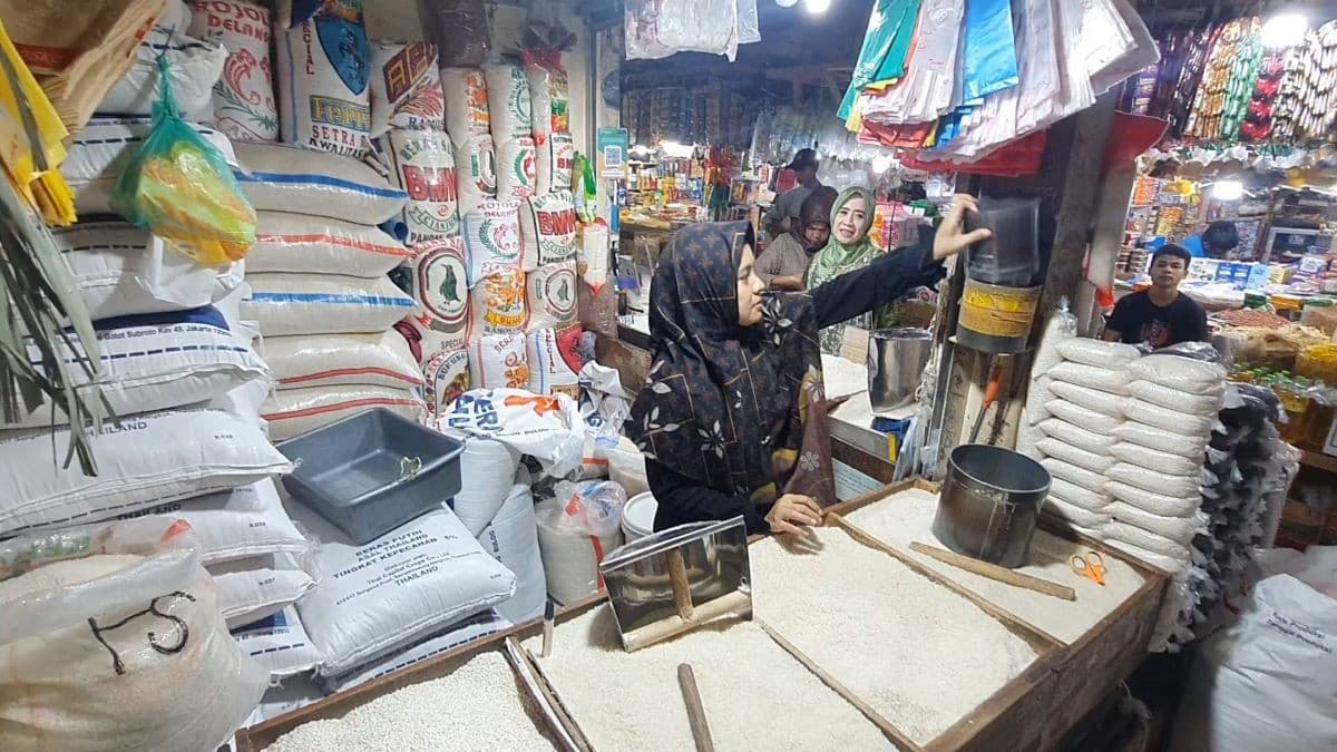 Sidak ke Pasar, Bulog Pede Stok dan Harga Beras-Minyakita Stabil selama Ramadan Sidak ke Pasar, Bulog Pede Stok dan Harga Beras-Minyakita Stabil selama Ramadan