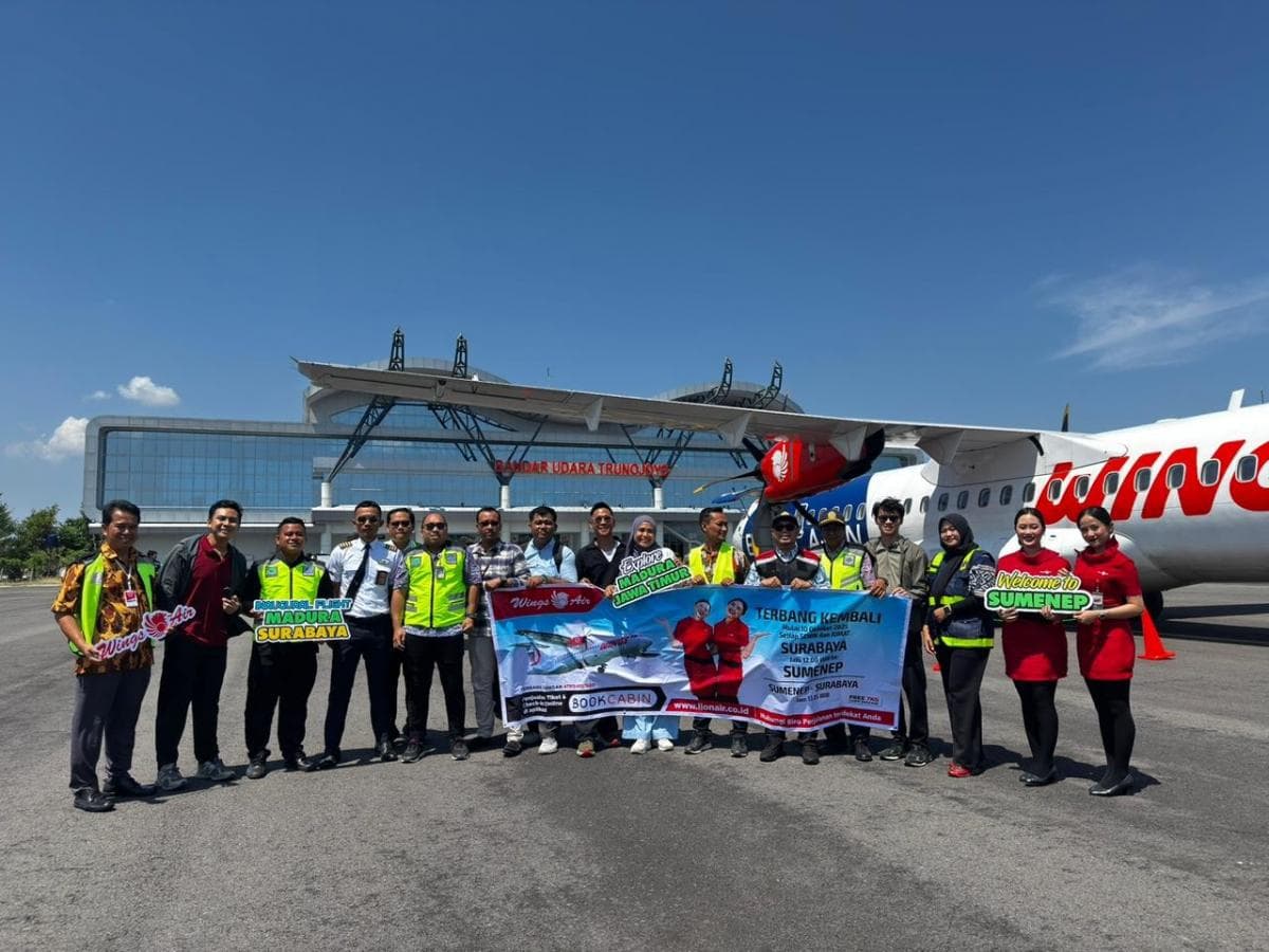 Bandara Trunojoyo Kini Layani Penerbangan Wings Air Rute Surabaya-Sumenep Bandara Trunojoyo Kini Layani Penerbangan Wings Air Rute Surabaya-Sumenep