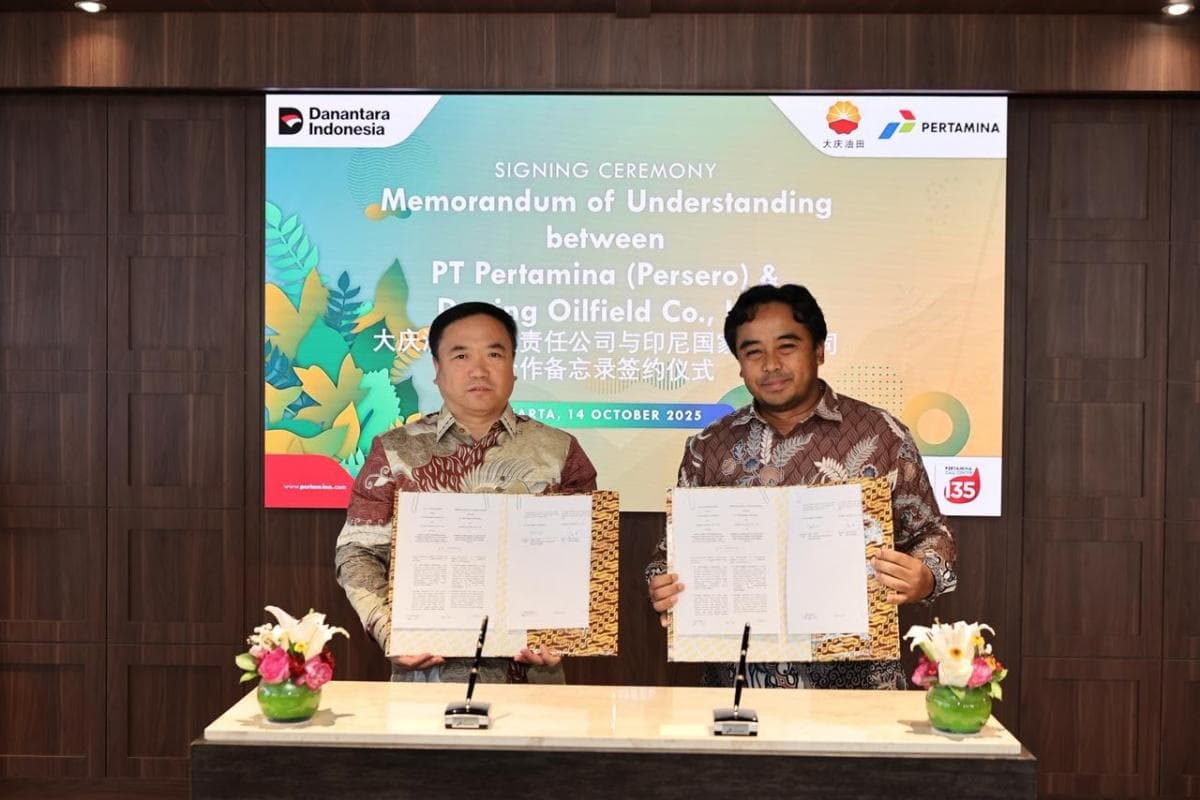 Pertamina Gandeng Daqing Oilfield untuk Perkuat Bisnis Chemical Enhanced Oil Recovery Pertamina Gandeng Daqing Oilfield untuk Perkuat Bisnis Chemical Enhanced Oil Recovery