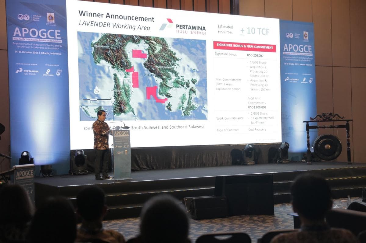 Pertamina Hulu Energi Menangkan Lelang WK Lavender, Punya Sumber Daya Gas 10 TCF Pertamina Hulu Energi Menangkan Lelang WK Lavender, Punya Sumber Daya Gas 10 TCF