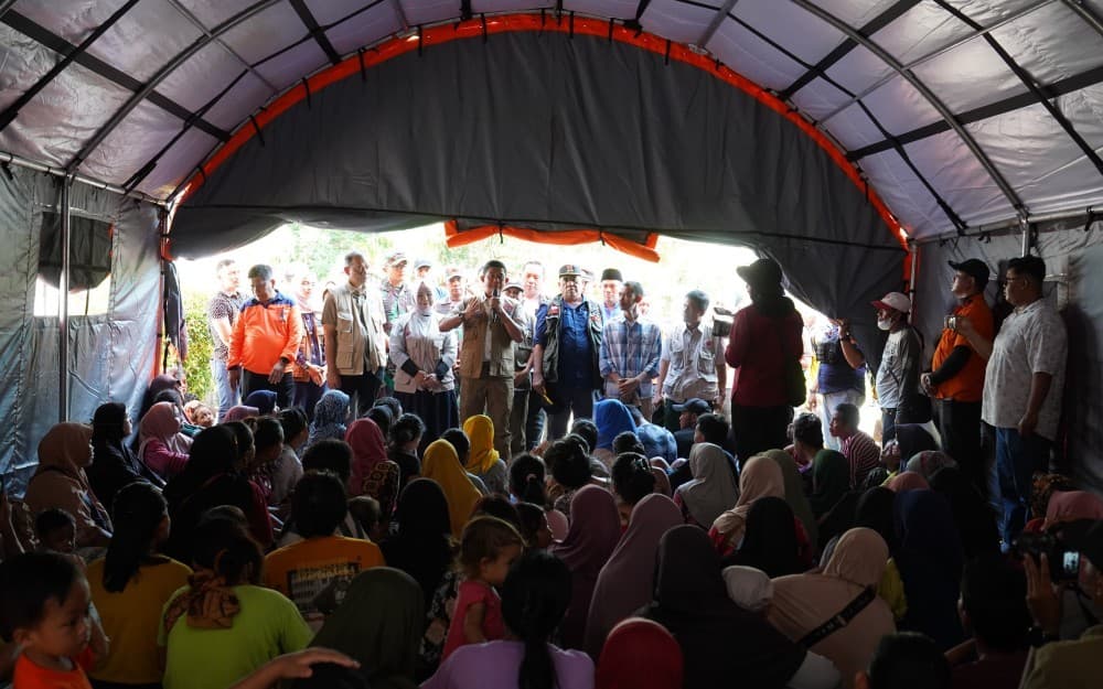 Penyaluran Bantuan di Langkat Optimal, BNPB Mulai Siapkan Hunian Sementara Penyaluran Bantuan di Langkat Optimal, BNPB Mulai Siapkan Hunian Sementara
