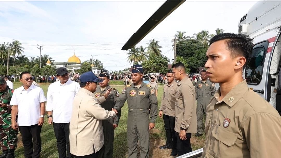 Prabowo Lanjutkan Kunjungan ke Aceh Tamiang Tinjau Pembangunan Hunian Sementara Prabowo Lanjutkan Kunjungan ke Aceh Tamiang Tinjau Pembangunan Hunian Sementara