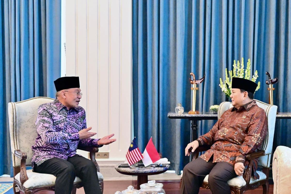 Prabowo Bertemu Anwar Ibrahim di Istana, Pererat Persahabatan Lewat Silaturahmi Idulfitri Prabowo Bertemu Anwar Ibrahim di Istana, Pererat Persahabatan Lewat Silaturahmi Idulfitri