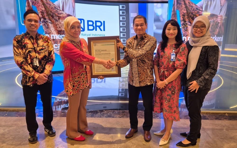 BRI Jadi Bank Pertama di Indonesia Bersertifikasi ISO/IEC 25000 BRI Jadi Bank Pertama di Indonesia Bersertifikasi ISO/IEC 25000