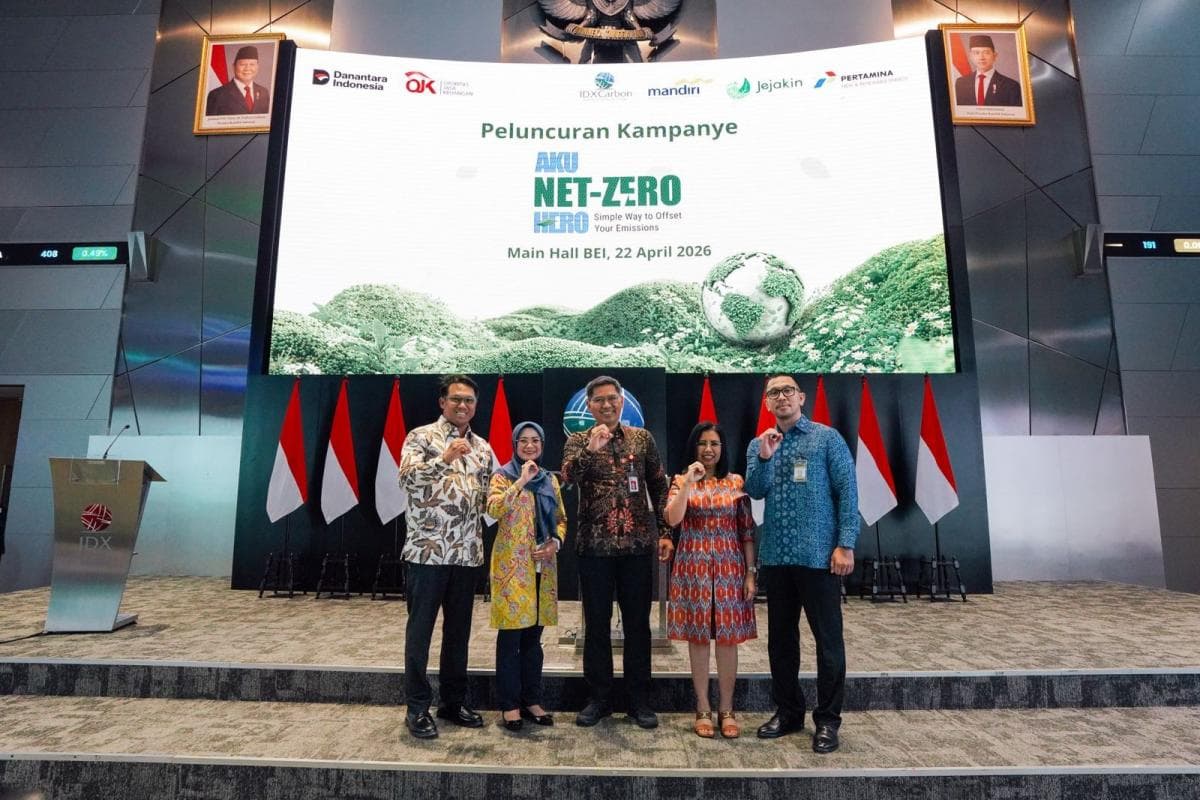 BEI Kampanyekan 'Aku Net-Zero Hero' Bersama Pertamina NRE, Mandiri dan Jejakin BEI Kampanyekan 'Aku Net-Zero Hero' Bersama Pertamina NRE, Mandiri dan Jejakin