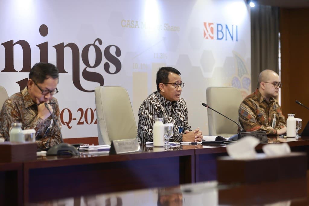 Ditopang Transformasi Bisnis, BNI Bukukan Laba Bersih Rp5,6 Triliun di Kuartal I-2026 Ditopang Transformasi Bisnis, BNI Bukukan Laba Bersih Rp5,6 Triliun di Kuartal I-2026