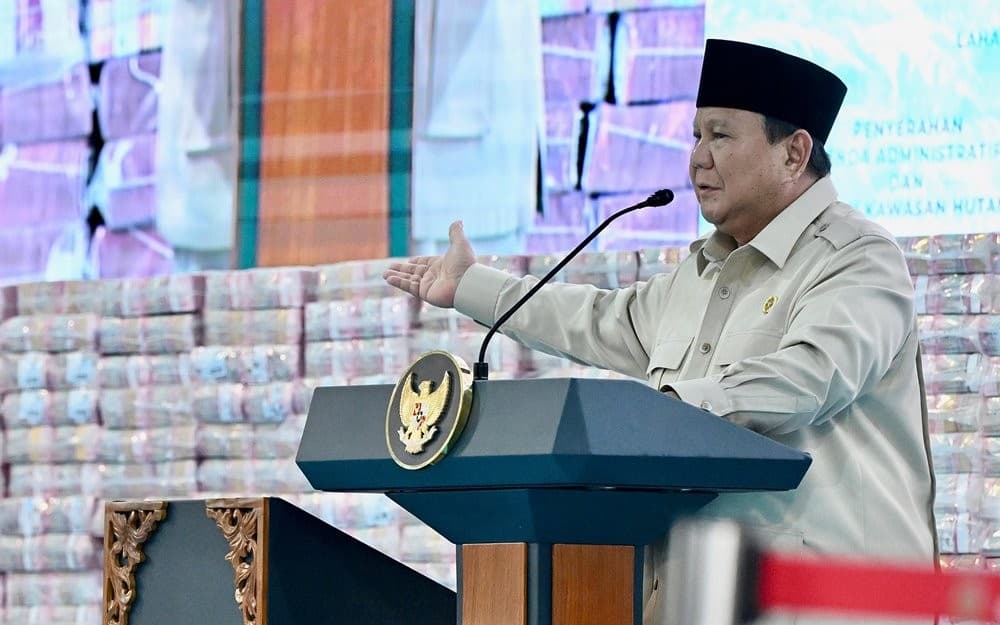 Prabowo Sentil Eksportir Sawit hingga Batu Bara yang Simpan Uang di Luar Negeri Prabowo Sentil Eksportir Sawit hingga Batu Bara yang Simpan Uang di Luar Negeri