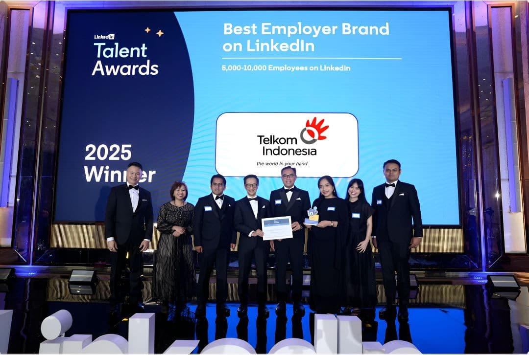 TelkomGroup Bersinar di LinkedIn Talent Awards 2025 TelkomGroup Bersinar di LinkedIn Talent Awards 2025